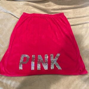 Victoria Secrets PINK Logo Sequin Towel Wrap